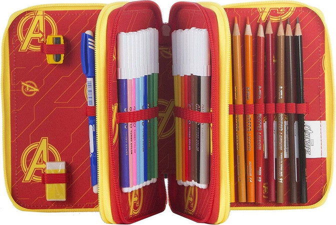 Astuccio Completo 3 Zip Avengers Supereroi Accessoriato Bambini Scuola Elemntare Cancelleria e prodotti per ufficio/Scuola e materiale didattico/Materiale scolastico/Cartelle e zaini per la scuola/Astucci Trade Shop italia - Napoli, Commerciovirtuoso.it