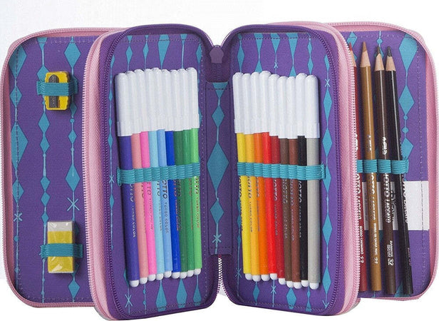 ASTUCCIO COMPLETO 3 ZIP FROZEN ELSA ANNA ACCESSORIATO BAMBINE SCUOLA Cancelleria e prodotti per ufficio/Scuola e materiale didattico/Materiale scolastico/Cartelle e zaini per la scuola/Astucci Trade Shop italia - Napoli, Commerciovirtuoso.it