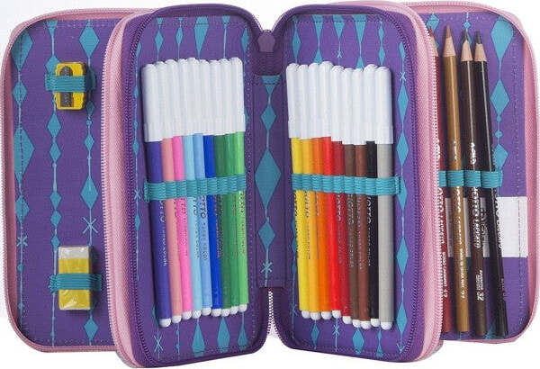 Astuccio Completo 3 Zip Frozen Elsa Anna Accessoriato Bambine Scuola Cancelleria e prodotti per ufficio/Scuola e materiale didattico/Materiale scolastico/Cartelle e zaini per la scuola/Astucci Trade Shop italia - Napoli, Commerciovirtuoso.it
