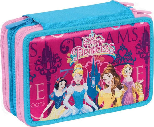 ASTUCCIO COMPLETO 3 ZIP PRINCIPESSE DISNEY ACCESSORIATO BAMBINE SCUOLA Cancelleria e prodotti per ufficio/Scuola e materiale didattico/Materiale scolastico/Cartelle e zaini per la scuola/Astucci Trade Shop italia - Napoli, Commerciovirtuoso.it
