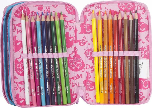 ASTUCCIO COMPLETO 3 ZIP PRINCIPESSE DISNEY ACCESSORIATO BAMBINE SCUOLA Cancelleria e prodotti per ufficio/Scuola e materiale didattico/Materiale scolastico/Cartelle e zaini per la scuola/Astucci Trade Shop italia - Napoli, Commerciovirtuoso.it