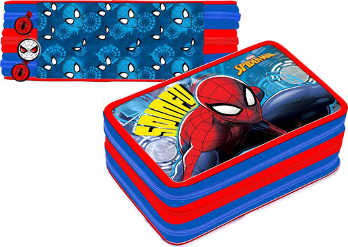 Astuccio Completo 3 Zip Spiderman Uomo Ragno Accessoriato Bambini Scuola Delux Giocattoli e infanzia > Scuola > Astucci Trade Shop italia - Napoli, Commerciovirtuoso.it