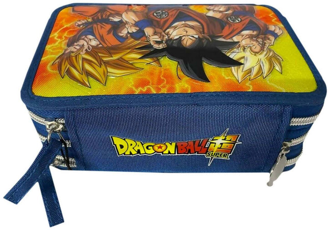 Astuccio Completo Corredo 3 Zip Dragonball per La Scuola Franco Cosimo Panini