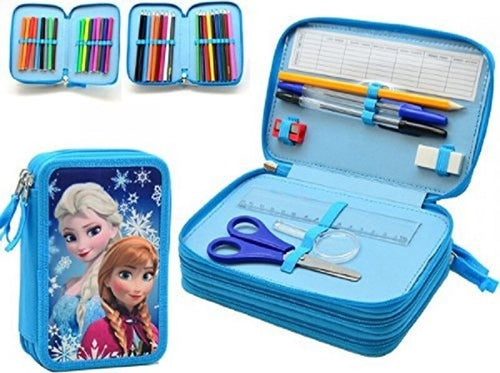 ASTUCCIO FROZEN ANNA ELSA DISNEY 3 ZIP SCOMPARTO ACCESSORIATO SCUOLA BAMBINI Cancelleria e prodotti per ufficio/Scuola e materiale didattico/Materiale scolastico/Cartelle e zaini per la scuola/Astucci Trade Shop italia - Napoli, Commerciovirtuoso.it