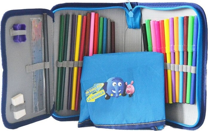 ASTUCCIO IN GIRO PER LA GIUNGLA JUNGLE JUNCTION CON ACCESSORI SCUOLA Cancelleria e prodotti per ufficio/Scuola e materiale didattico/Materiale scolastico/Cartelle e zaini per la scuola/Astucci Trade Shop italia - Napoli, Commerciovirtuoso.it