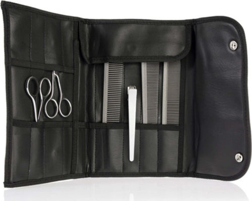 Astuccio Porta Attrezzi 18 Tasche Eco Pelle Clip Roll On Estetista Parrucchiere Bellezza/Cura dei capelli/Arredi per parrucchieri/Valigette e contenitori porta-attrezzi Trade Shop italia - Napoli, Commerciovirtuoso.it