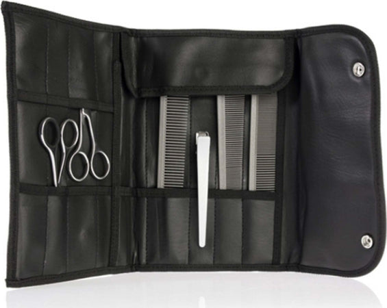 Astuccio Porta Attrezzi 18 Tasche Eco Pelle Clip Roll On Estetista Parrucchiere Bellezza/Cura dei capelli/Arredi per parrucchieri/Valigette e contenitori porta-attrezzi Trade Shop italia - Napoli, Commerciovirtuoso.it