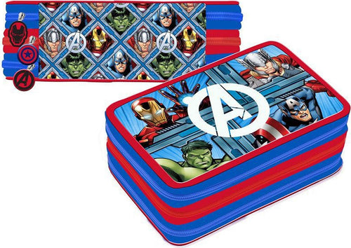 Astuccio Portapastelli Scuola 3 Zip Cerniera Avengers Supereroi Accessoriato Giocattoli e infanzia > Scuola > Astucci Trade Shop italia - Napoli, Commerciovirtuoso.it