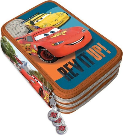 Astuccio Portapastelli Scuola 3 Zip Disney Cars Accessoriato Pastelli Pennarelli Cancelleria e prodotti per ufficio/Scuola e materiale didattico/Materiale scolastico/Cartelle e zaini per la scuola/Astucci Trade Shop italia - Napoli, Commerciovirtuoso.it