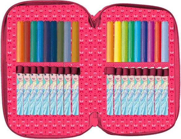 ASTUCCIO PORTAPASTELLI SCUOLA 3 ZIP FROZEN ACCESSORIATO CON PASTELLI PENNARELLI Cancelleria e prodotti per ufficio/Scuola e materiale didattico/Materiale scolastico/Cartelle e zaini per la scuola/Astucci Trade Shop italia - Napoli, Commerciovirtuoso.it