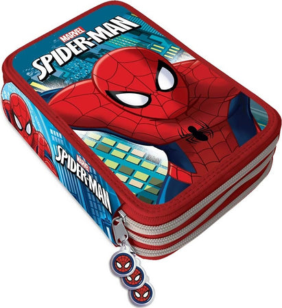 ASTUCCIO PORTAPASTELLI SCUOLA 3 ZIP SPIDERMAN CON ACCESSORI PASTELLI PENNARELLI Cancelleria e prodotti per ufficio/Scuola e materiale didattico/Materiale scolastico/Cartelle e zaini per la scuola/Astucci Trade Shop italia - Napoli, Commerciovirtuoso.it
