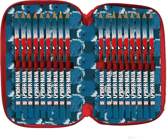 ASTUCCIO PORTAPASTELLI SCUOLA 3 ZIP SPIDERMAN CON ACCESSORI PASTELLI PENNARELLI Cancelleria e prodotti per ufficio/Scuola e materiale didattico/Materiale scolastico/Cartelle e zaini per la scuola/Astucci Trade Shop italia - Napoli, Commerciovirtuoso.it