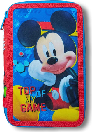 Astuccio Portapastelli Scuola 3 Zip Topolino Accessoriato Pastelli Pennarelli Mm Cancelleria e prodotti per ufficio/Scuola e materiale didattico/Materiale scolastico/Cartelle e zaini per la scuola/Astucci Trade Shop italia - Napoli, Commerciovirtuoso.it