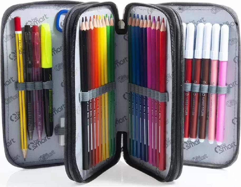 DiLoro Astuccio Portapenne In Vera Pelle Pieno Fiore – Triplo O Quad – Fatto A Mano - 2