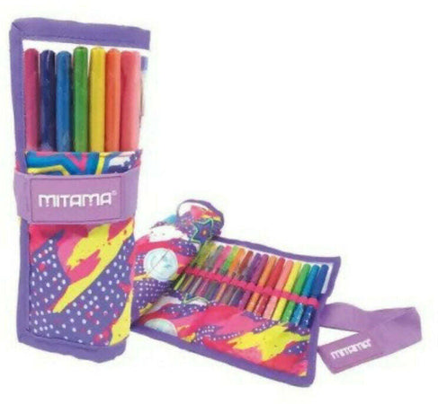 Astuccio roll penne glitter25 pz. mitama - seven