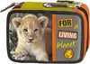 Astuccio-Scuola-Panini-Wwf-For-Living-Planet-3-Piani-Chiusura-A-Zip-Pieno-Leone