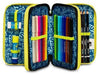 Astuccio Sj Triplo Boy Seven Astuccio per La Scuola 45 Pezzi per Bambini