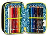 Astuccio Sj Triplo Boy Seven Astuccio per La Scuola 45 Pezzi per Bambini