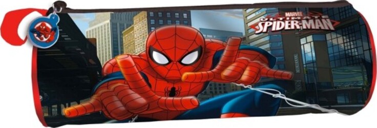 Astuccio-Tombolino-Portapastelli-Spiderman-Uomo-Ragno-22-Cm-Scuola