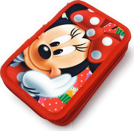 Astuccio Topolina Minnie Disney 3 Zip 20x13x6.5cm Scomparto Accessoriato Scuola Cancelleria e prodotti per ufficio/Scuola e materiale didattico/Materiale scolastico/Cartelle e zaini per la scuola/Astucci Trade Shop italia - Napoli, Commerciovirtuoso.it