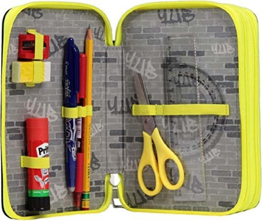 Astuccio Triplo 3 Cerniere Yub Murales Black Accessorio Scuola Portapastelli Giocattoli e infanzia > Scuola > Astucci Trade Shop italia - Napoli, Commerciovirtuoso.it
