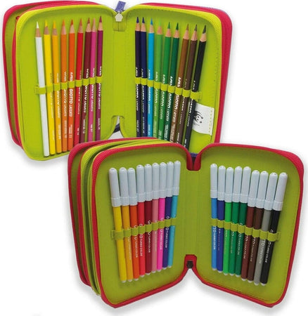 Astuccio Wwf Porta Pastelli Penne 3 Zip Completo Cancelleria Collezione Scuola Giocattoli e infanzia > Scuola > Astucci Trade Shop italia - Napoli, Commerciovirtuoso.it