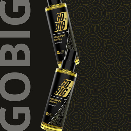 Gobig life profumatore ambiente e tessuti ai feromoni | fragranza seducente per lenzuola, divani e ambienti | aumenta l'attrazione e la passione in casa | diffusore elegante e accogliente