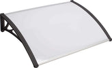 ASUKA---pensilina-in-policarbonato-porta-ingresso-100x150-Trasparente-Milani-Home