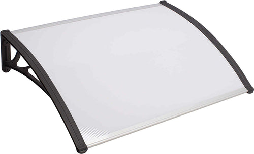 ASUKA---pensilina-in-policarbonato-porta-ingresso-100x150-Trasparente-Milani-Home