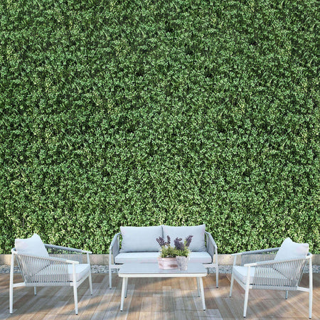 Salottino moderno per esterno "Bora Bora" in alluminio con corde da giardino