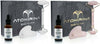 Atokirina Skincare Box Siero Viso Anti Età 30ml Acido Ialuronico 3p Puro Vit C-E Roller Guasha Pietre Naturali 100% Massaggio Rimodellante Antirughe Made in Italy Atokirina Beauty