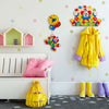 Attaccapanni - Clown Giocoliere Da Muro per Cameretta Bambini Dida