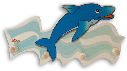 Attaccapanni - Delfino Da Muro per Cameretta Bambini Dida