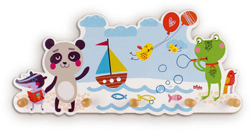 Attaccapanni - Happy Day at The Sea Da Parete per Cameretta Bambini