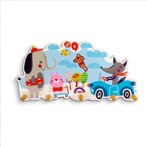 Attaccapanni - Happy Park Da Parete per Cameretta Bambini