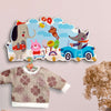 Attaccapanni - Happy Park Da Parete per Cameretta Bambini
