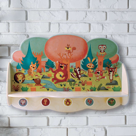 Attaccapanni - Il Bosco Da Muro per Cameretta Bambini Dida