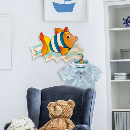 Attaccapanni - Pesce Da Muro per Cameretta Bambini Dida