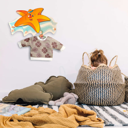 Attaccapanni - Stella Marina Da Muro per Cameretta Bambini Dida