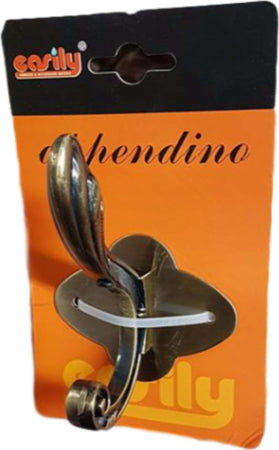 ATTACCAPANNI APPENDI ABITI ASCIUGAMANI PARETE OTTONE ANTICO 1 POSTO APPENDIN  Trade Shop italia - Napoli, Commerciovirtuoso.it