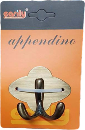 ATTACCAPANNI APPENDI ABITI ASCIUGAMANI PARETE OTTONE ANTICO 1 POSTO DOPPIO  Trade Shop italia - Napoli, Commerciovirtuoso.it
