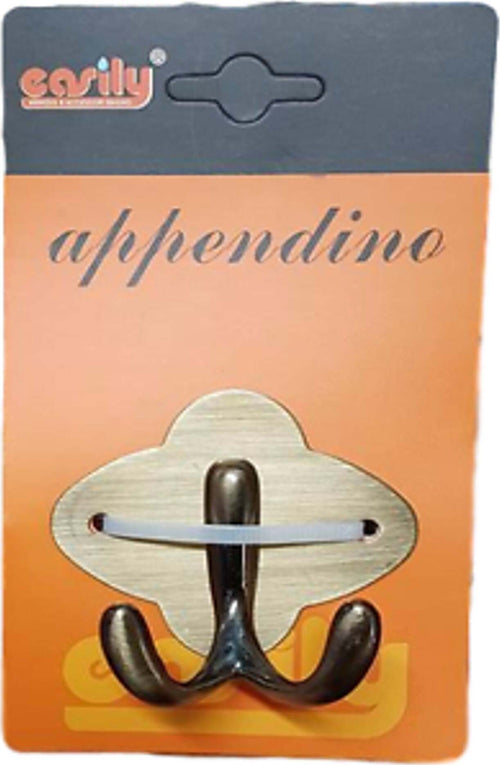 ATTACCAPANNI APPENDI ABITI ASCIUGAMANI PARETE OTTONE ANTICO 1 POSTO DOPPIO  Trade Shop italia - Napoli, Commerciovirtuoso.it