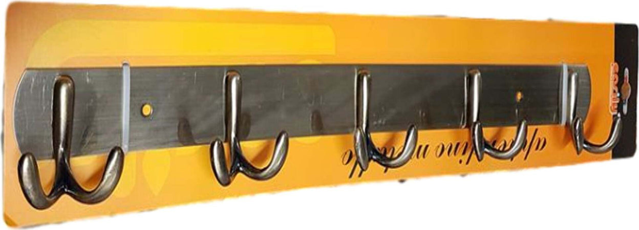 Attaccapanni Appendi Abiti Asciugamani Parete Ottone Antico 5 Posti Doppio Casa e cucina/Arredamento/Ingresso/Appendiabiti Trade Shop italia - Napoli, Commerciovirtuoso.it
