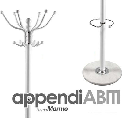Attaccapanni Appendiabiti Piantana In Metallo 12 Ganci Con Portaombrelli Bianco Casa, arredamento e bricolage > Arredamento > Attaccapanni Trade Shop italia - Napoli, Commerciovirtuoso.it