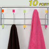ATTACCAPANNI PER PORTA APPENDIABITI IN METALLO 10 POSTI POMELLI COLORATI 50X21CM Casa e cucina/Arredamento/Ingresso/Appendiabiti a parete Trade Shop italia - Napoli, Commerciovirtuoso.it