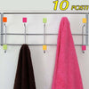 ATTACCAPANNI PER PORTA APPENDIABITI IN METALLO 10 POSTI POMELLI COLORATI 50X21CM Casa e cucina/Arredamento/Ingresso/Appendiabiti a parete Trade Shop italia - Napoli, Commerciovirtuoso.it