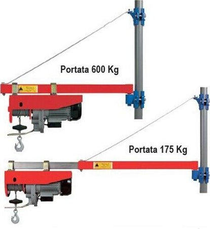Attacco a palo ideale per elettrocarrucola con portata massima che va dai 175 ai 600 kg Fai da te/Prodotti per la costruzione/Prodotti per il trasporto materiali/Sollevamento e trazione/Argani e accessori/Argani manuali/Paranchi a catena La Zappa - Altamura, Commerciovirtuoso.it