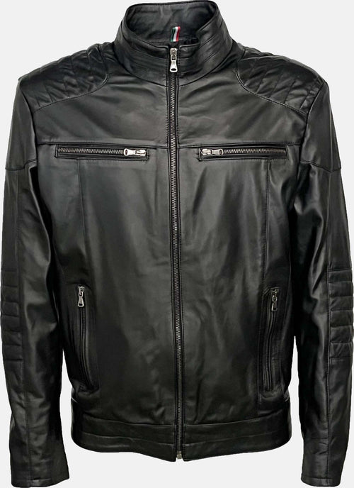 Attila---Biker-Uomo-Nero-in-vera-pelle