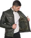 Attila---Biker-Uomo-Verde-in-vera-pelle