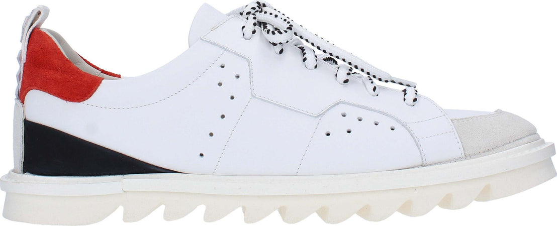 ATTIMONELLI'S-Sneakers-Bianco-rosso-nero-da-bambino